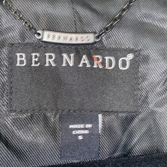 Bernardo Chevron Stripe Longline Coat - Picture 3 of 6